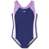Speedo Infinity Splice One Piece for Girls Sweet Taro